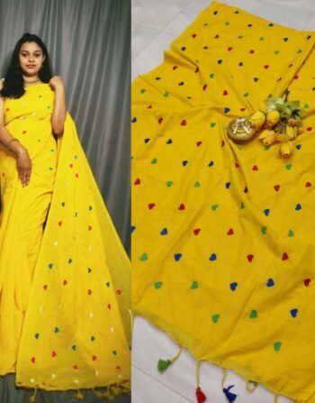 Stay Cool, Look Grand – Summer Khadi Cotton Sarees - KCS-03